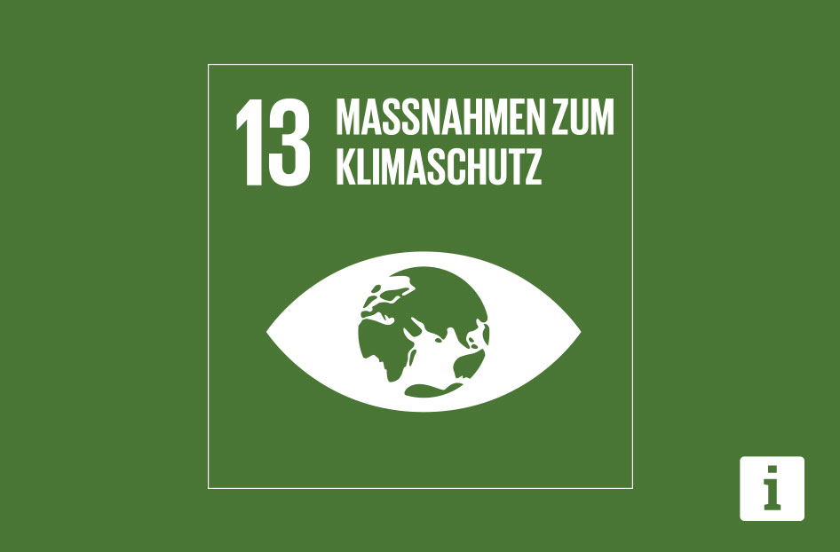 SDG 13 Logo Maßnahmen zum Klimaschutz