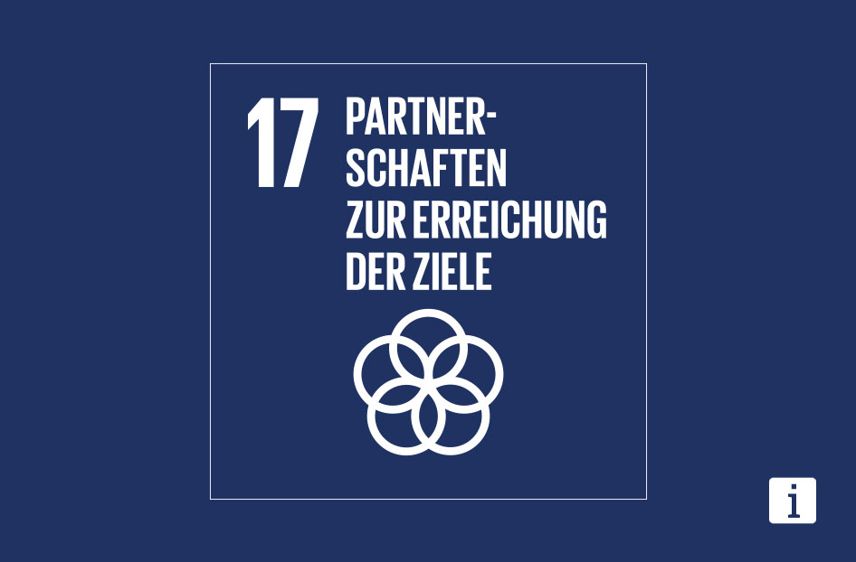 SDG 17 Grafik Partnerschaften zur Erreichung der Ziele