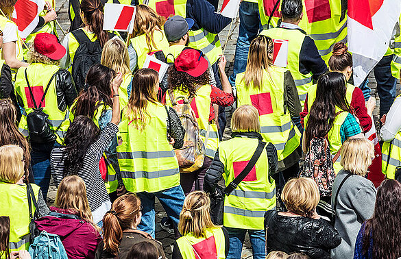 Streik in den Seehäfen Hamburg und Bremerhaven