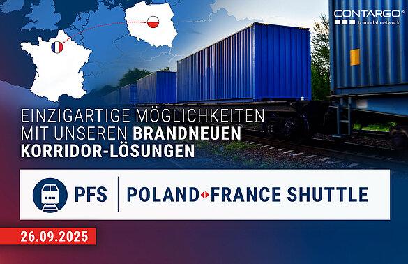 Poland France Shuttle nimmt Betrieb auf