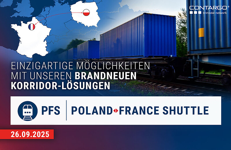 Poland France Shuttle nimmt Betrieb auf