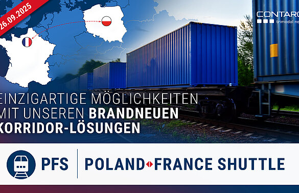 Poland France Shuttle nimmt Betrieb auf