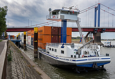 Christening of the Hybrid Coupled Convoy Mannheim I+II