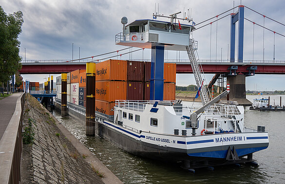 Christening of the Hybrid Coupled Convoy Mannheim I+II