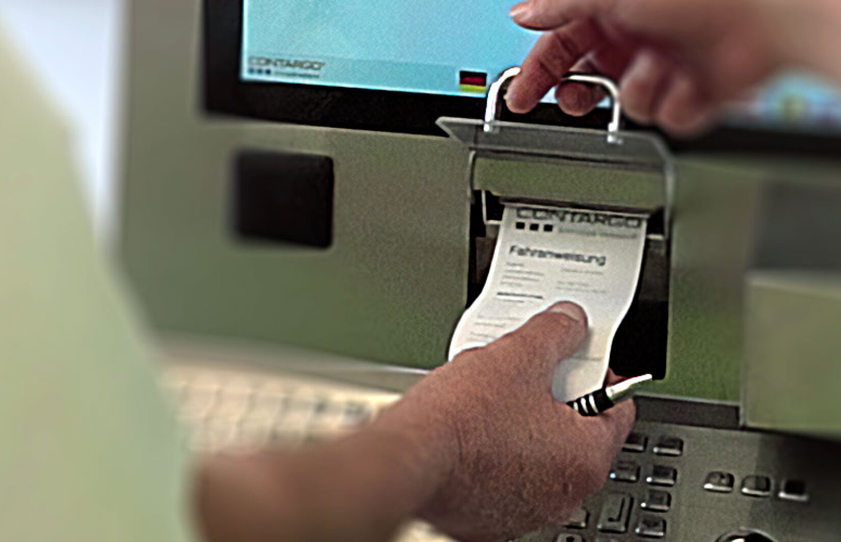 Self-Check-In am Terminal