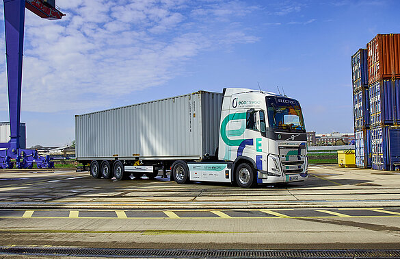 Contargo und Flexport starten erstmals Zusammenarbeit mit E-Lkw