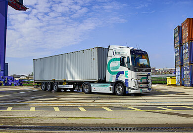 Contargo und Flexport starten erstmals Zusammenarbeit mit E-Lkw