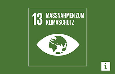 SDG 13 Logo Maßnahmen zum Klimaschutz