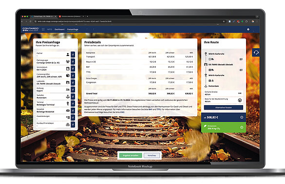 Preisanfragen leicht gemacht: Contargo launcht optimierte Preisberechnungssoftware IMTIS
