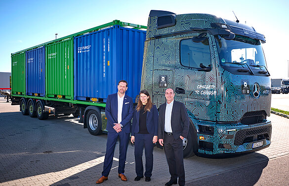 Contargo receives first Mercedes-Benz eActros 600 customer vehicle