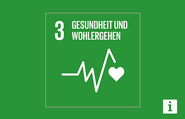 SDG 3 Logo Gesundheit und Wohlergehen