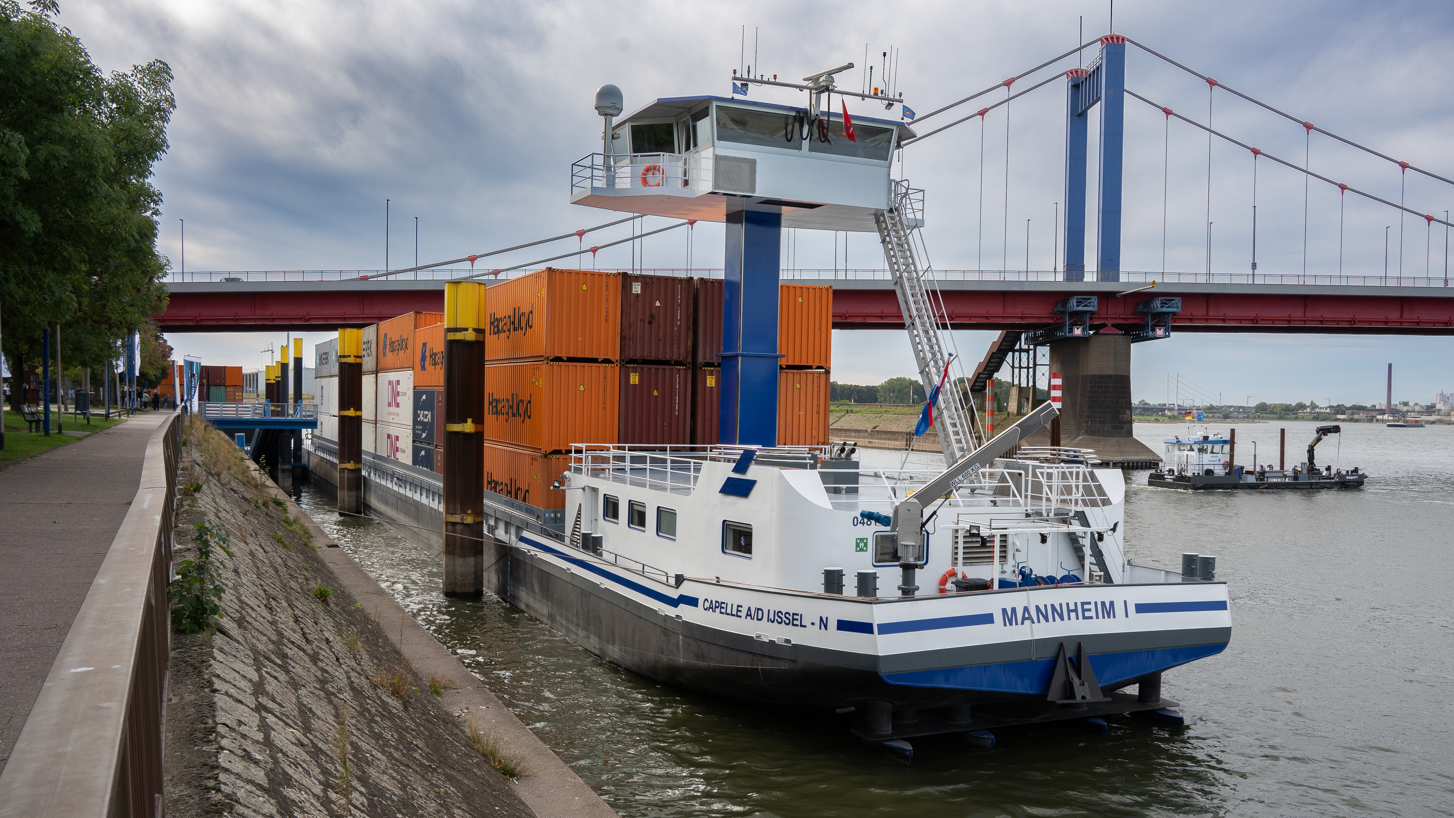 Christening of the Hybrid Coupled Convoy Mannheim I+II