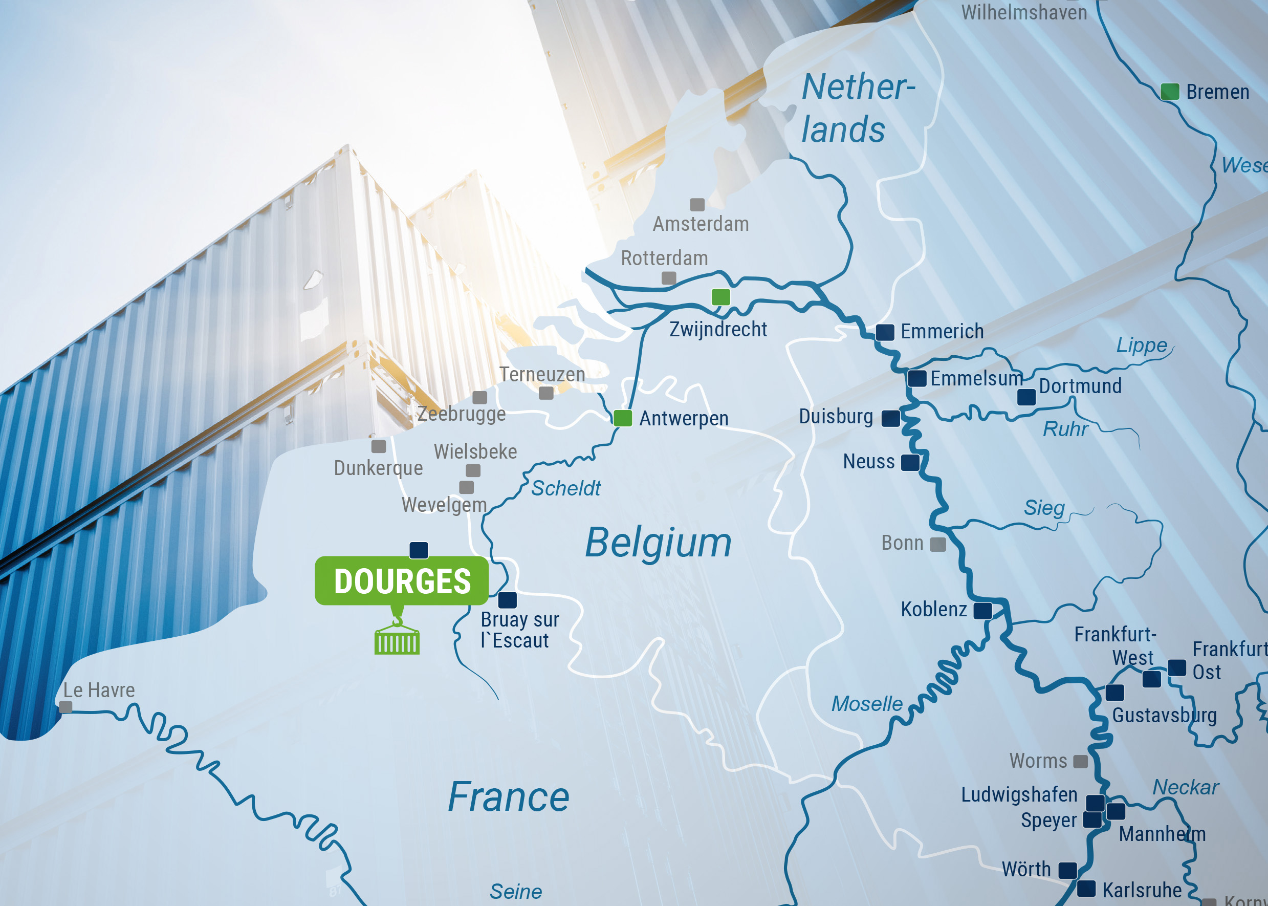 Contargo jetzt auch in Dourges (Nordfrankreich)