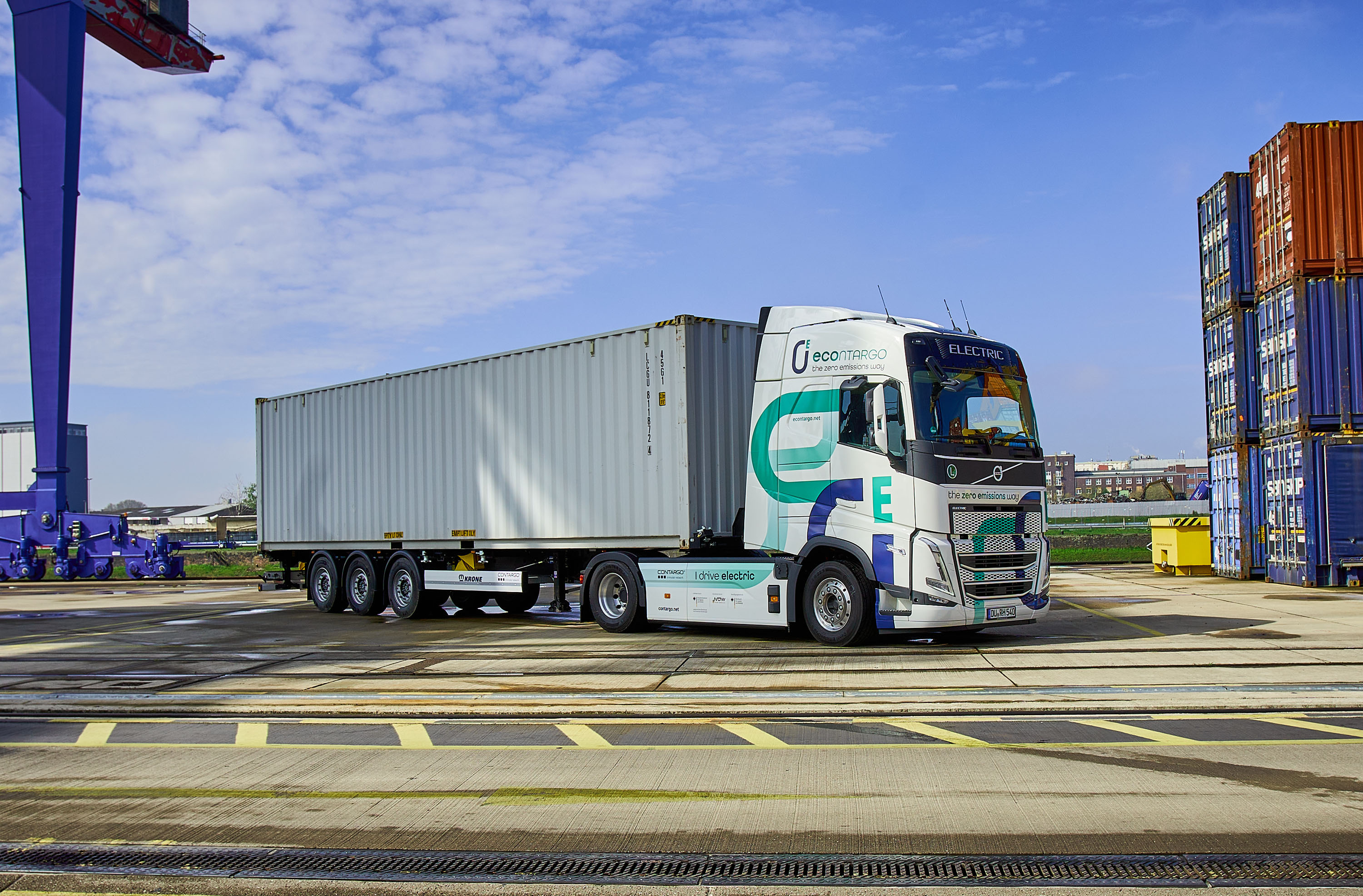 Contargo and Flexport start first cooperation with e-trucks 