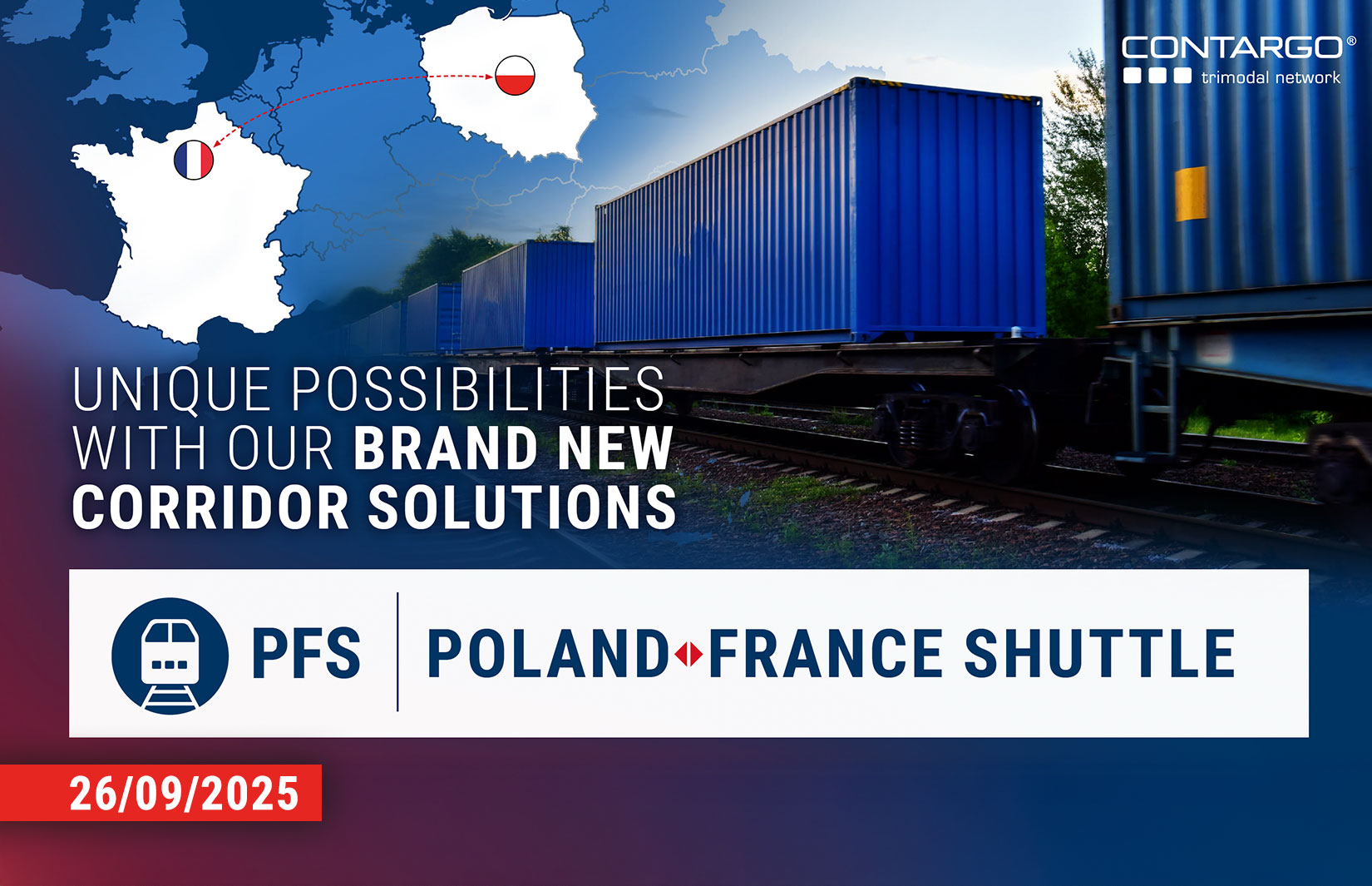 Contargo launches new Poland France Shuttle